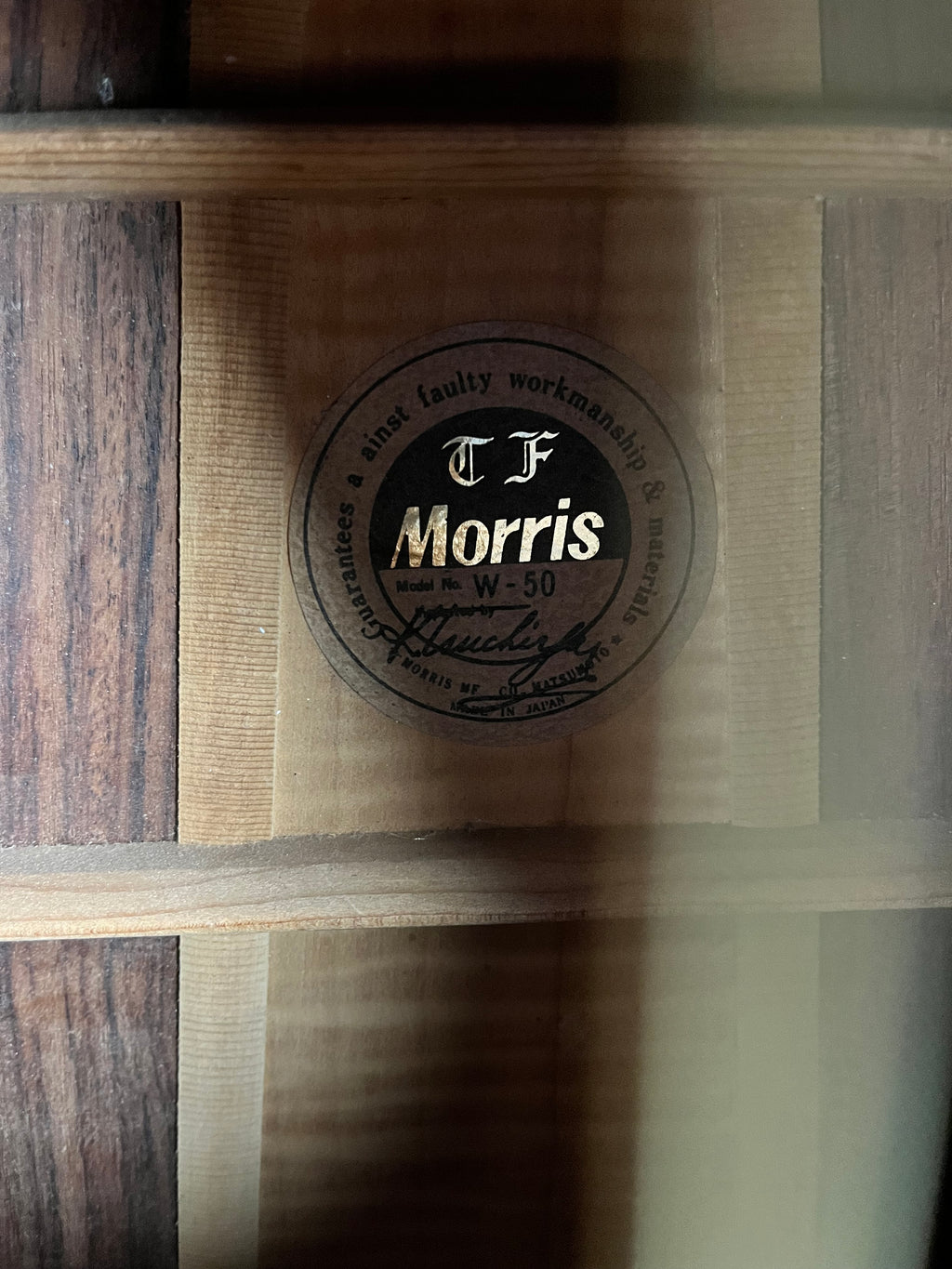 TF Morris W-50 MIJ  Early 1980’s