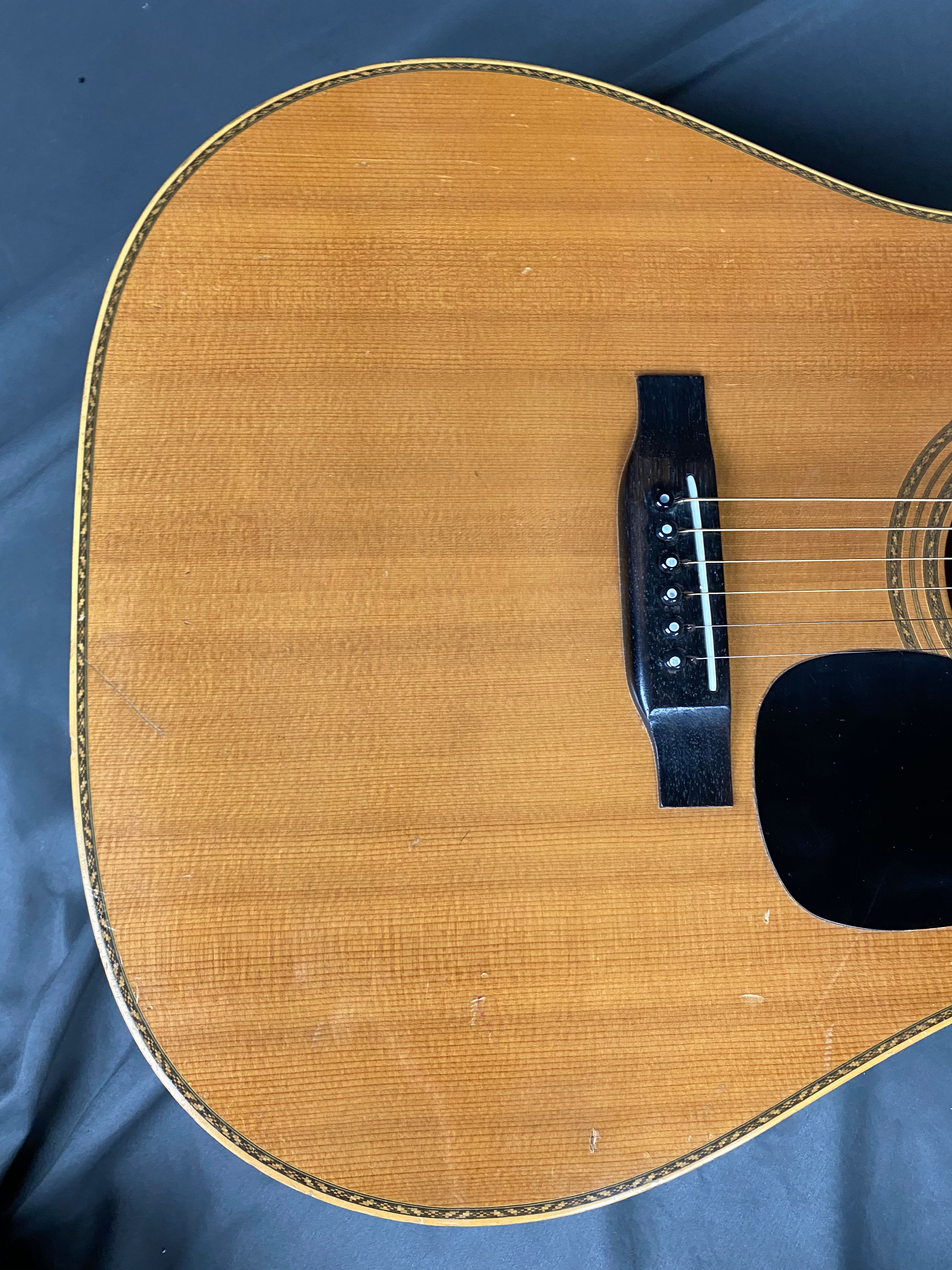 Aria Dreadnought D-80 Ryoji Matsuoka Pickup Rare! MIJ! 1970’s