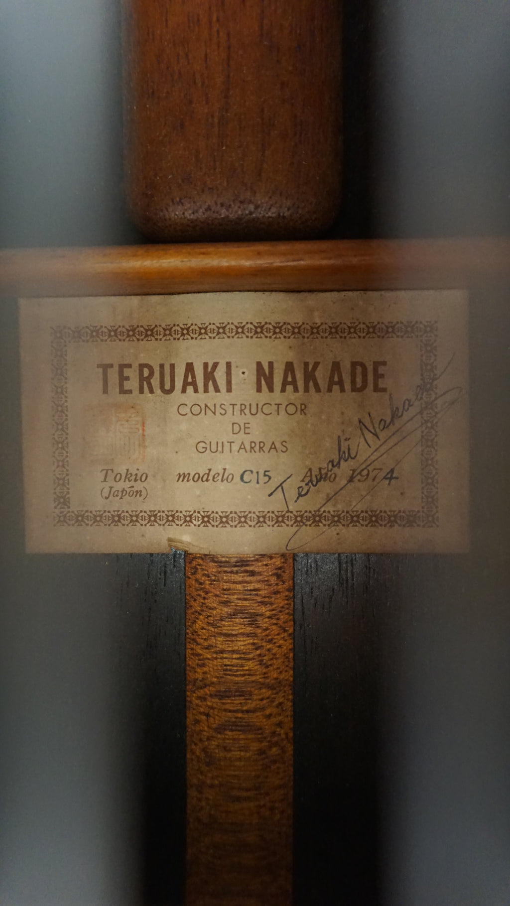 Teruaki Nakade C15 1974 Japan Classical Brazilian Rosewood/Spruce