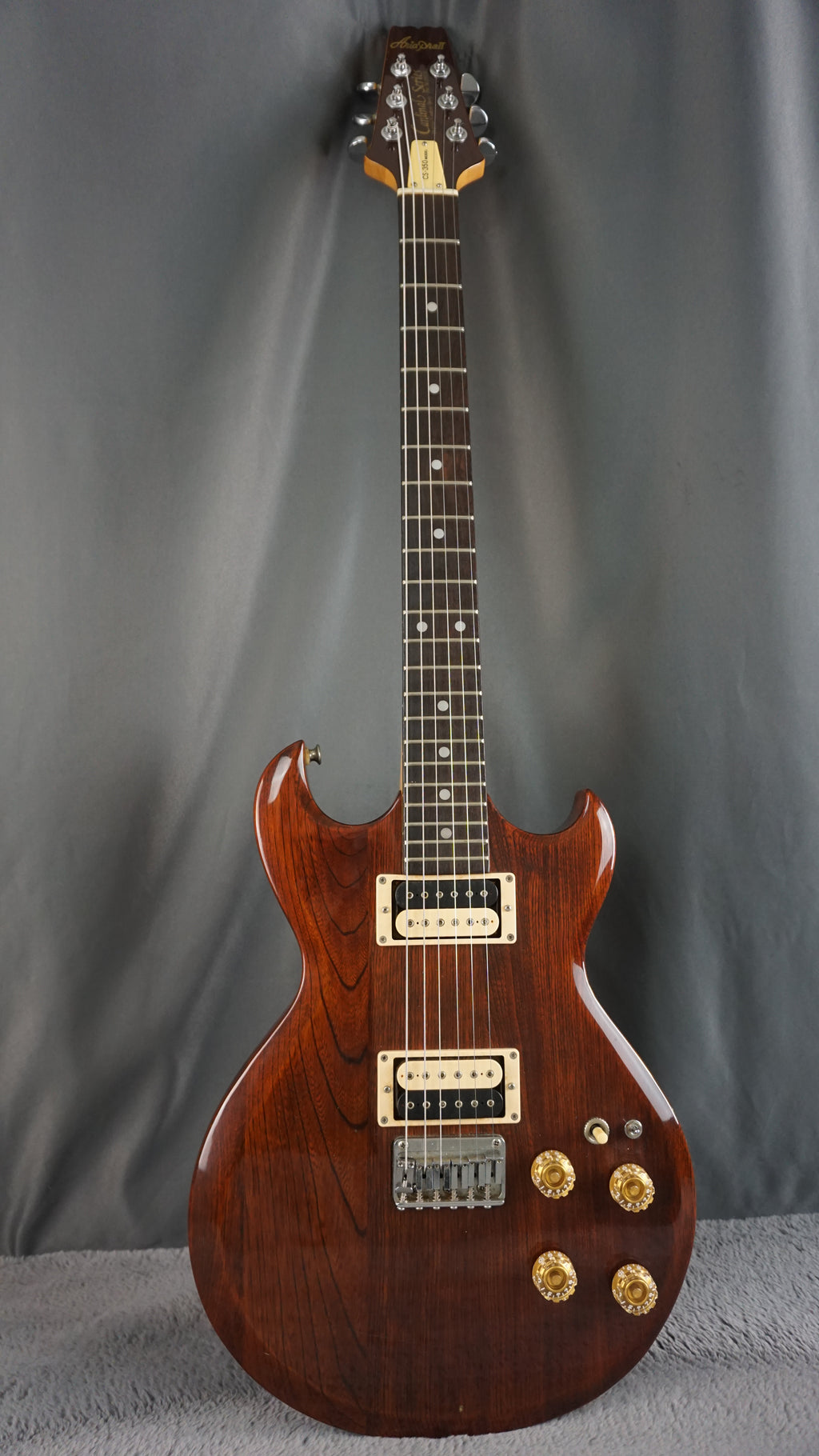Aria CS-350 Cardinal Series Japan Double Cutaway Electric Guitar