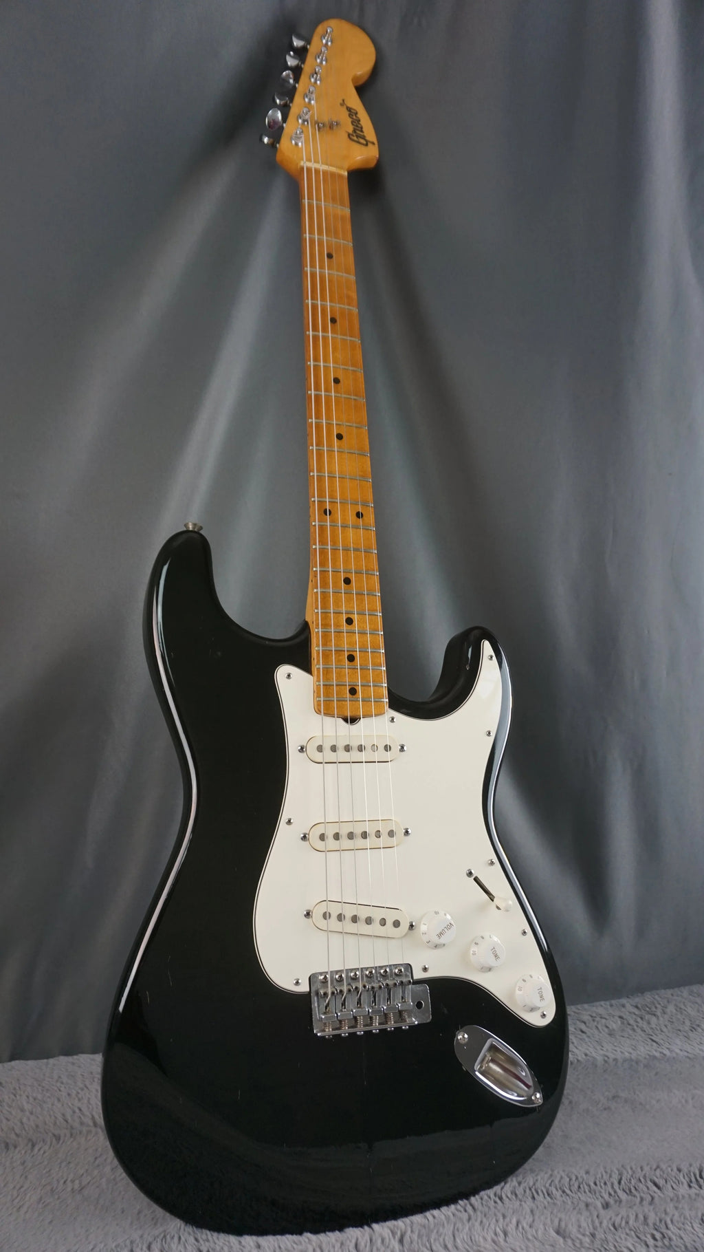 Greco S-Style Electric Guitar MIJ Matsumoku Japan w/ Gig Bag – Repaired Body Cracks