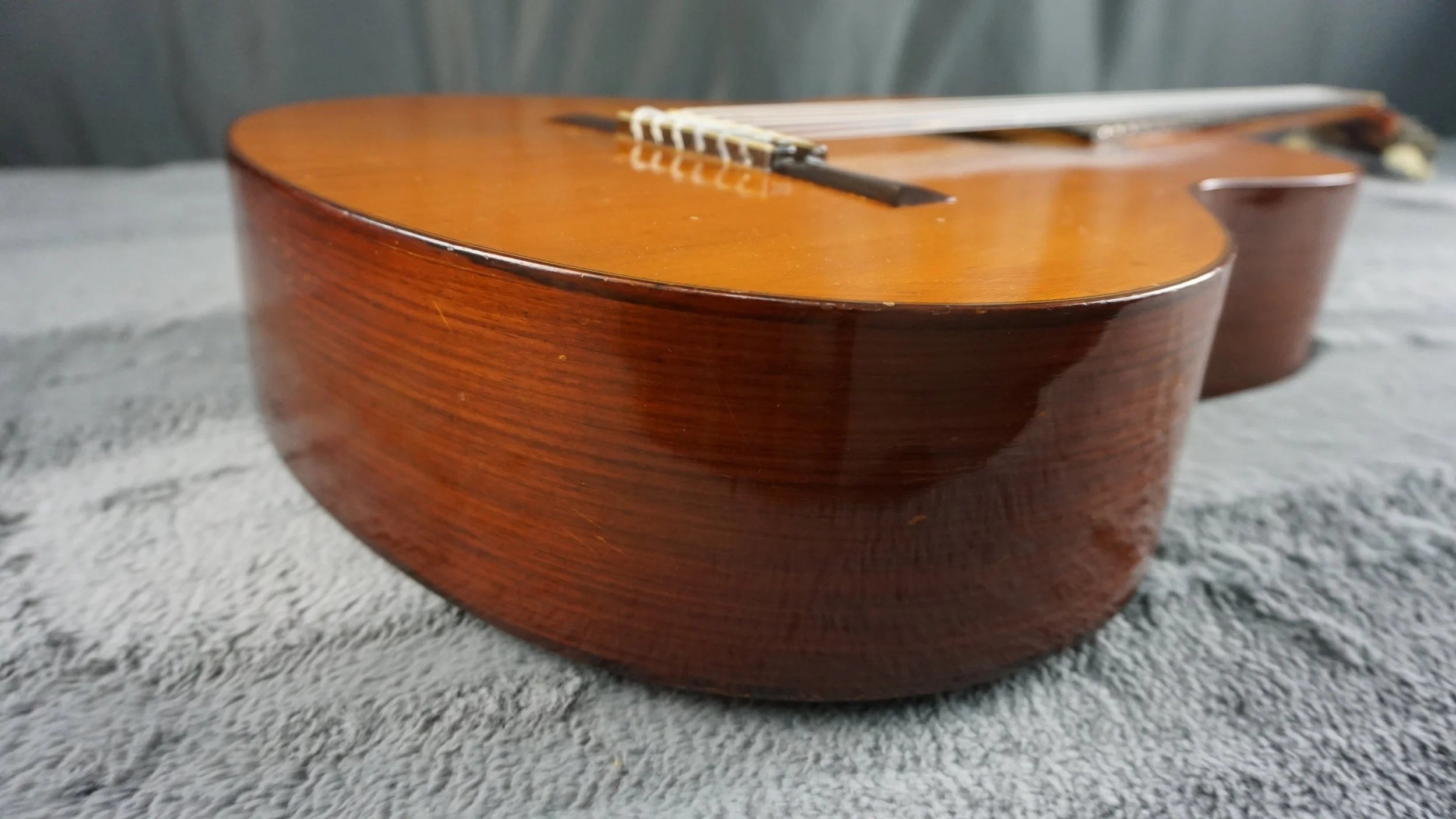 Teruaki Nakade No. 20 Classical Guitar 1964 Tokyo Handmade w/ Hard Case – Refret, Crack Repair, Setup