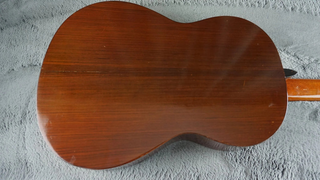 Teruaki Nakade No. 20 Classical Guitar 1964 Tokyo Handmade w/ Hard Case – Refret, Crack Repair, Setup