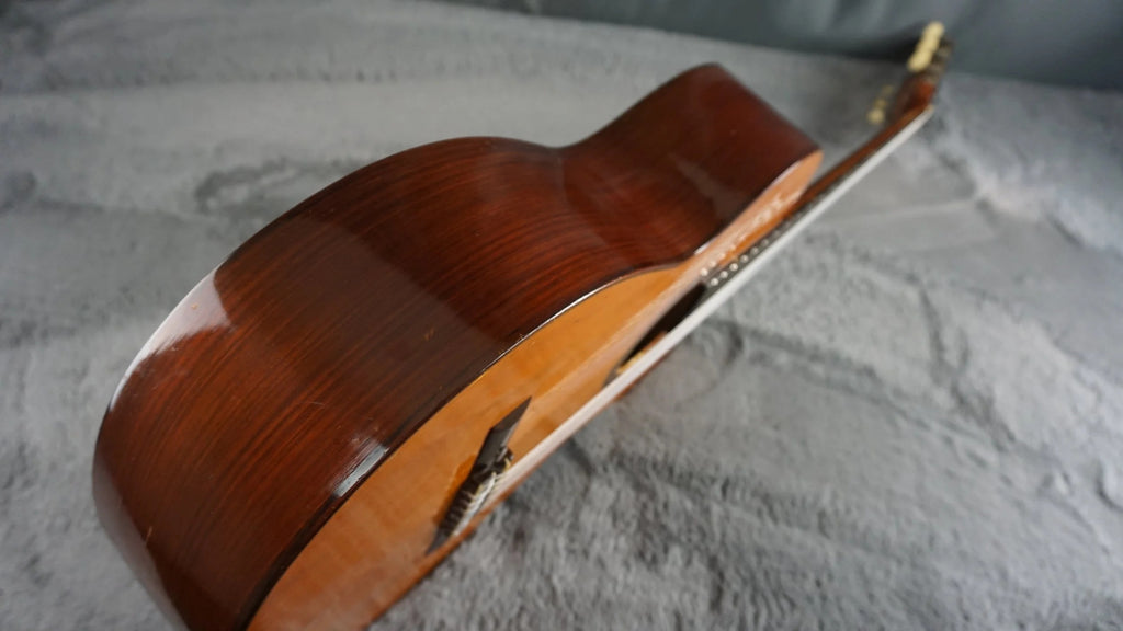 Teruaki Nakade No. 20 Classical Guitar 1964 Tokyo Handmade w/ Hard Case – Refret, Crack Repair, Setup
