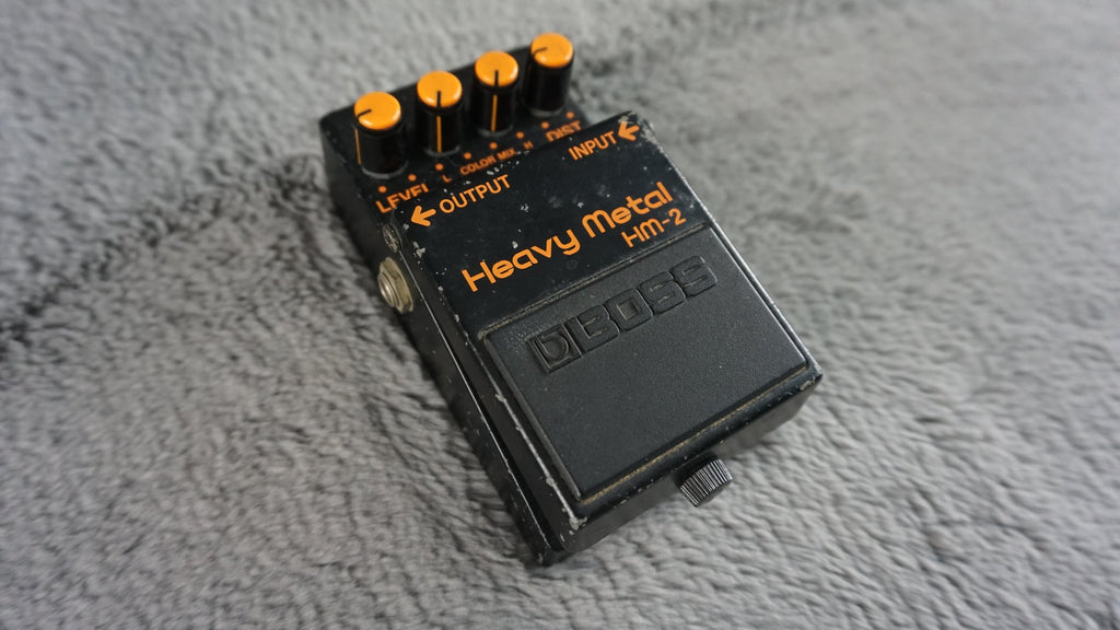 Boss HM-2 Heavy Metal Distortion Pedal MIJ Black Label – Made in Japan