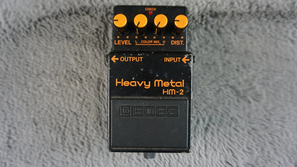 Boss HM-2 Heavy Metal Distortion Pedal MIJ Black Label – Made in Japan