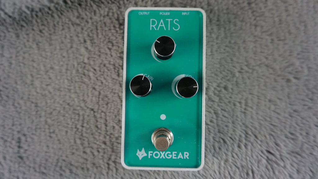 Foxgear RATS Distortion Pedal – ProCo Rat Style Compact Overdrive Fuzz