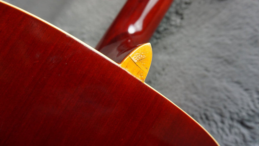 Kiso Suzuki W-65H Japan Dove Style Sunburst Acoustic w/ Hard Case