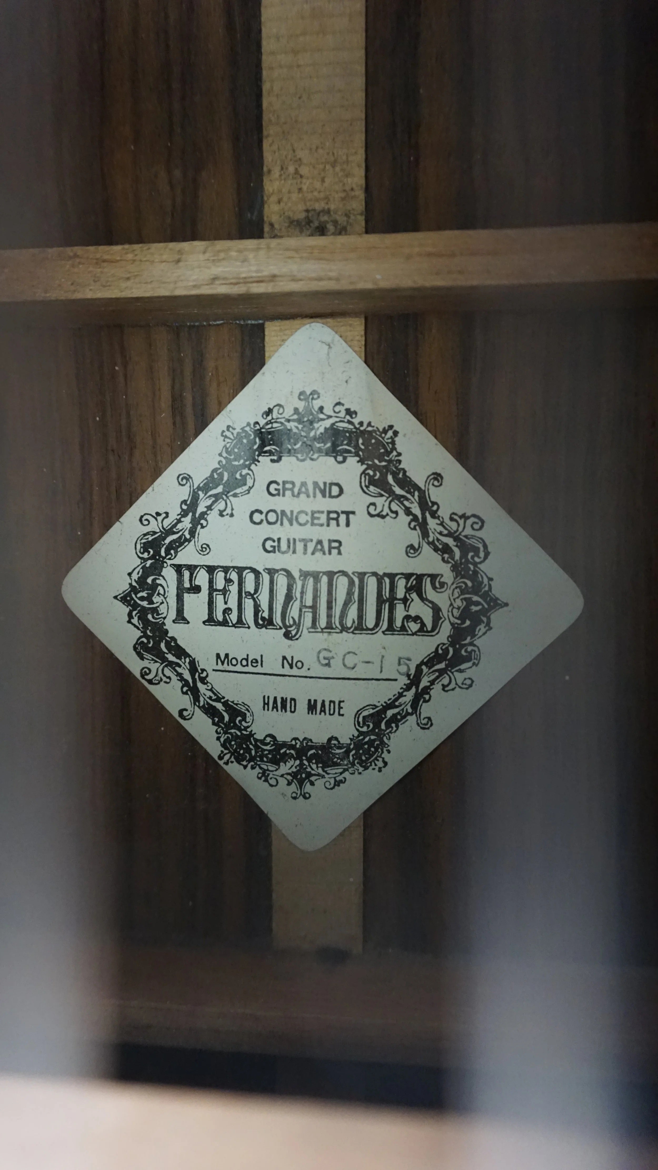 Fernandes GC-15 Hand Made Classical Japan w/ Case