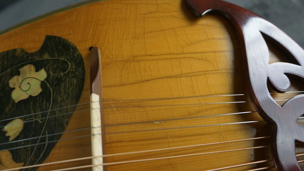 Suzuki Mandolin No. 201 Japanese Bowl Back Mandolin w/ Hard Case
