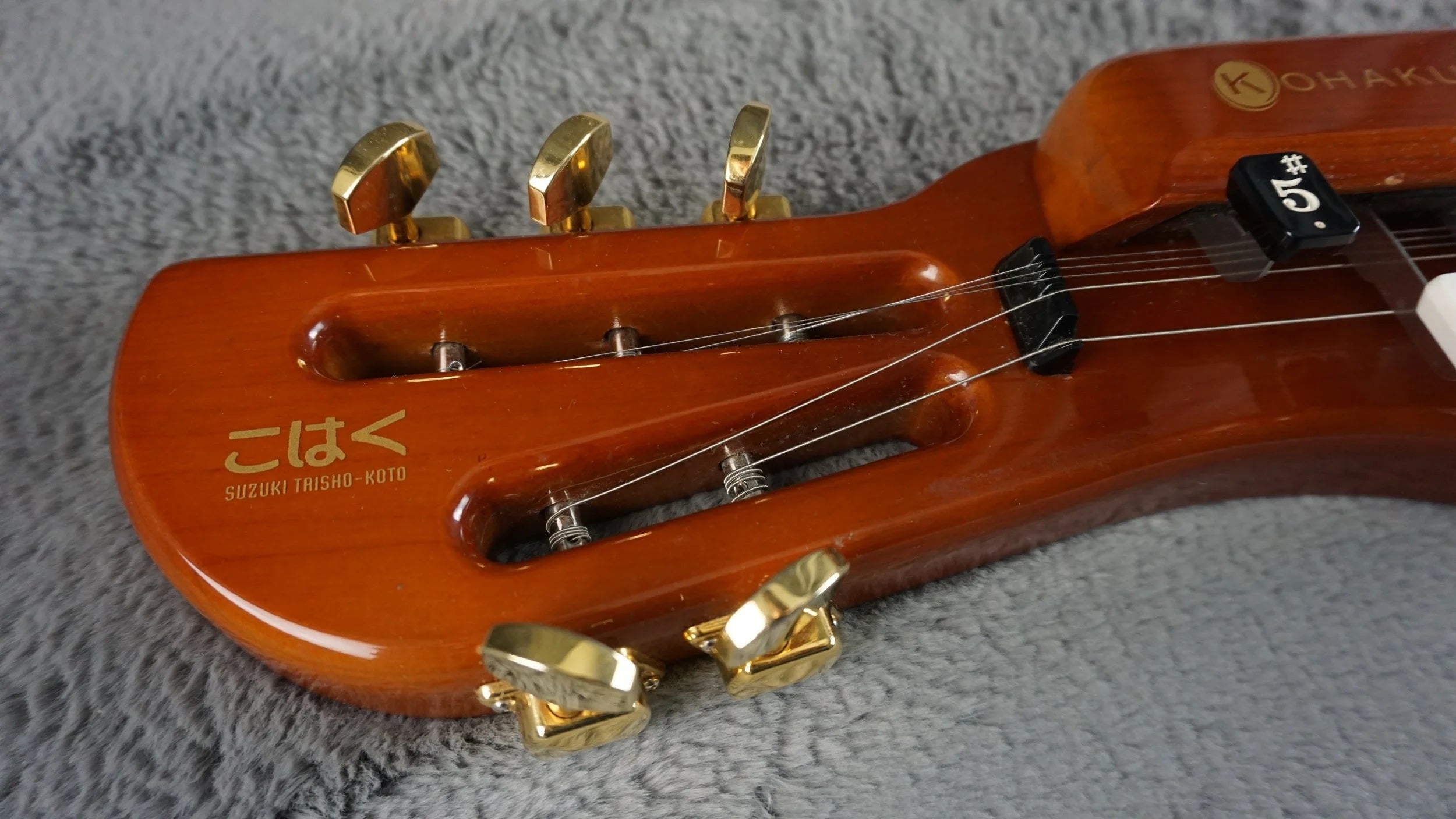 Vintage Suzuki Kohaku Taisho-Goto (Taisho Koto) w/ Pickup & Original Case – Made in Japan