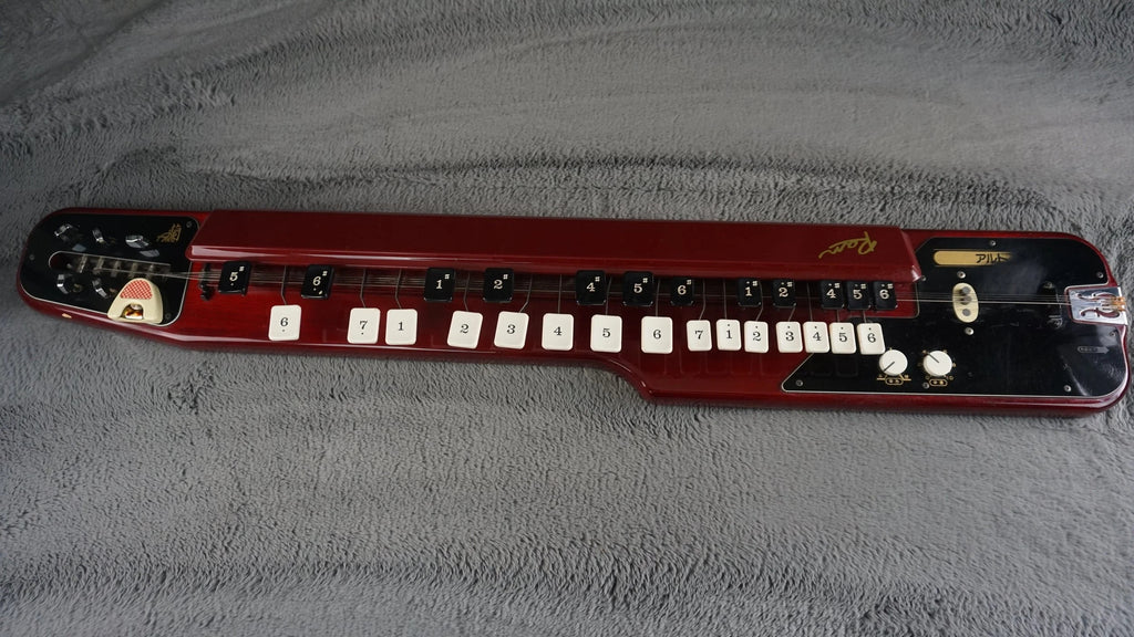 Vintage Suzuki Taishogoto Alto Electric Lap Zither w/ Original Case – Made in Japan