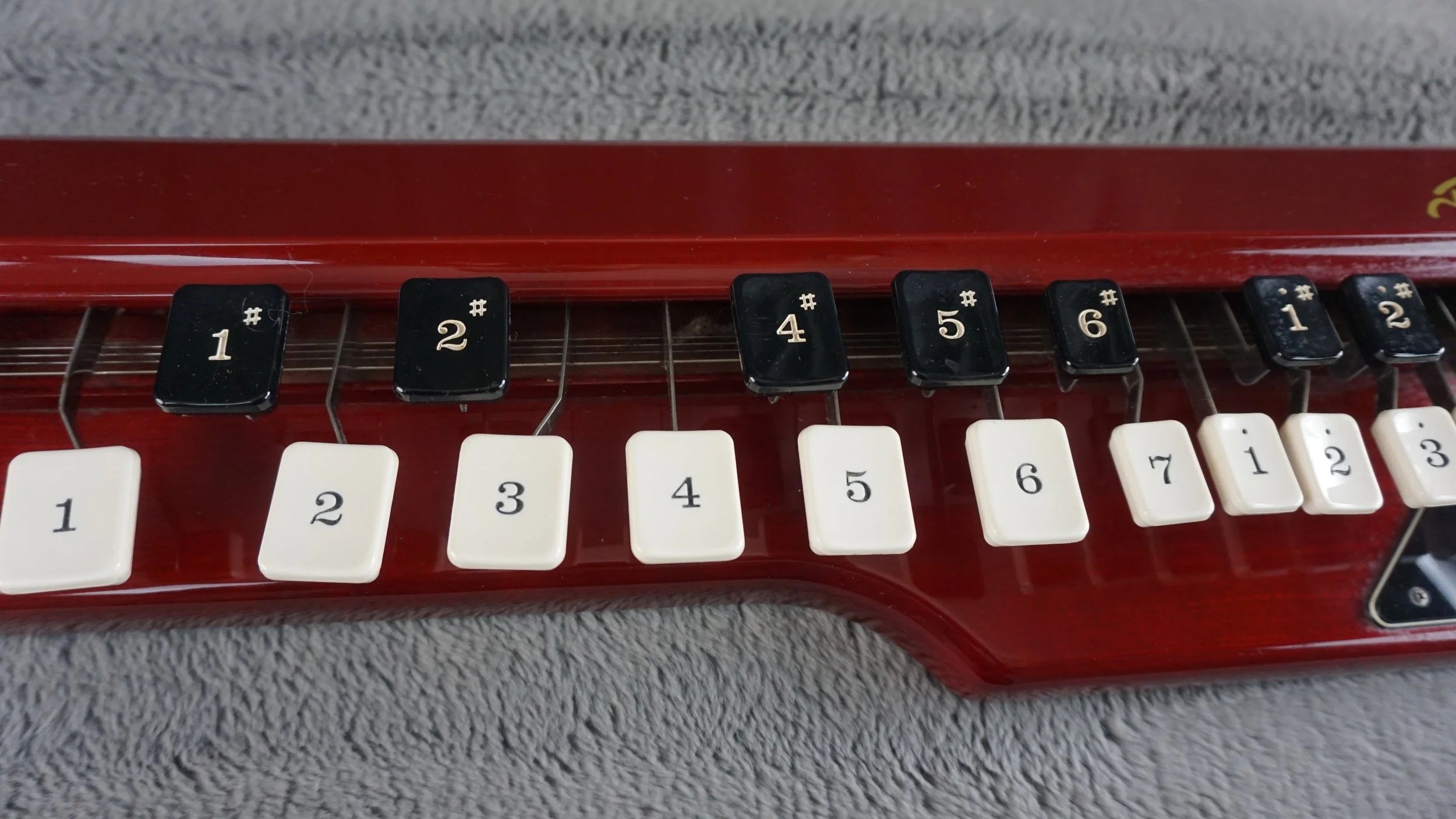 Vintage Suzuki Taishogoto Alto Electric Lap Zither w/ Original Case – Made in Japan