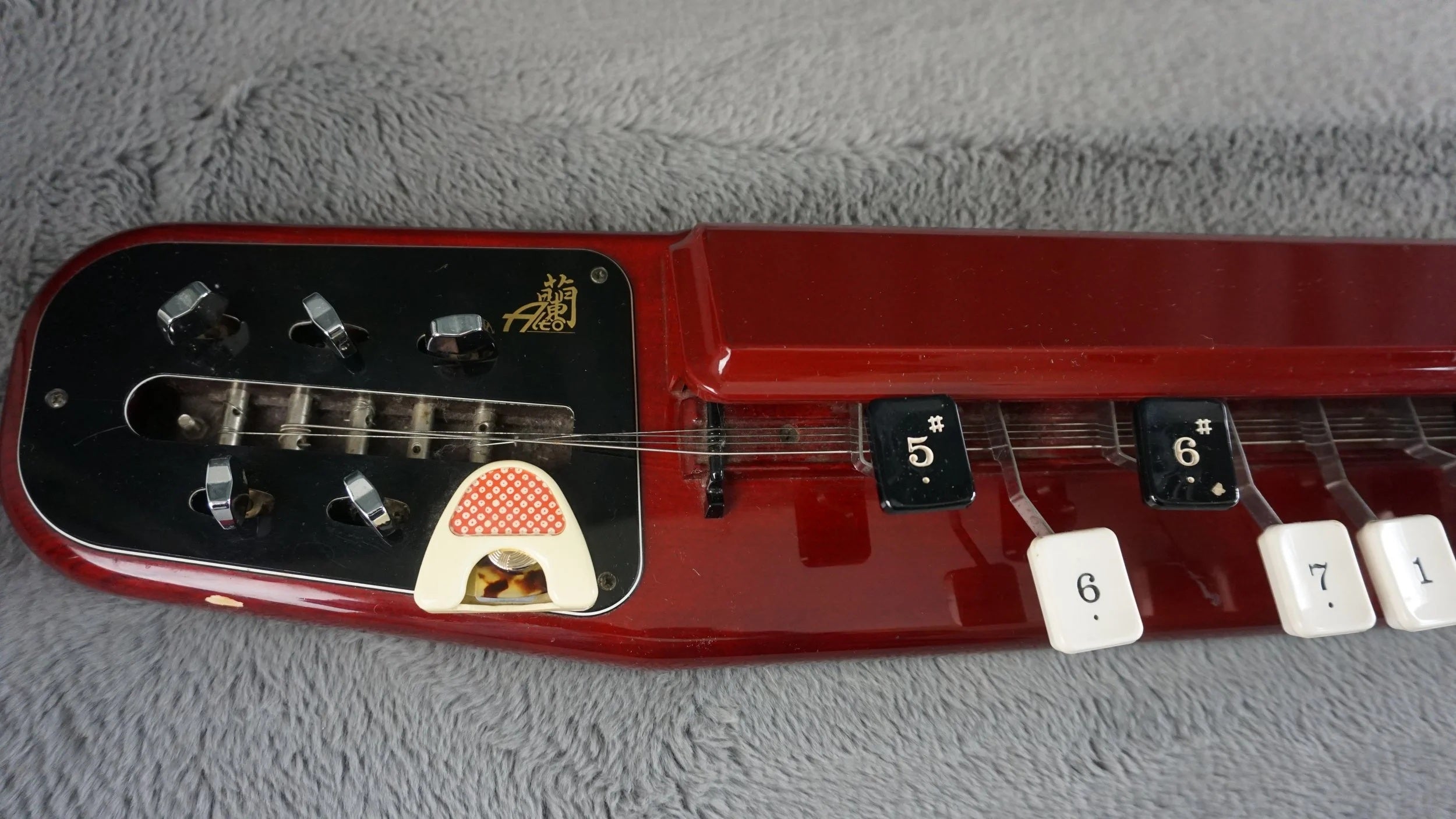 Vintage Suzuki Taishogoto Alto Electric Lap Zither w/ Original Case – Made in Japan