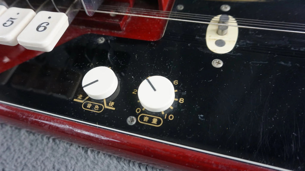 Vintage Suzuki Taishogoto Alto Electric Lap Zither w/ Original Case – Made in Japan