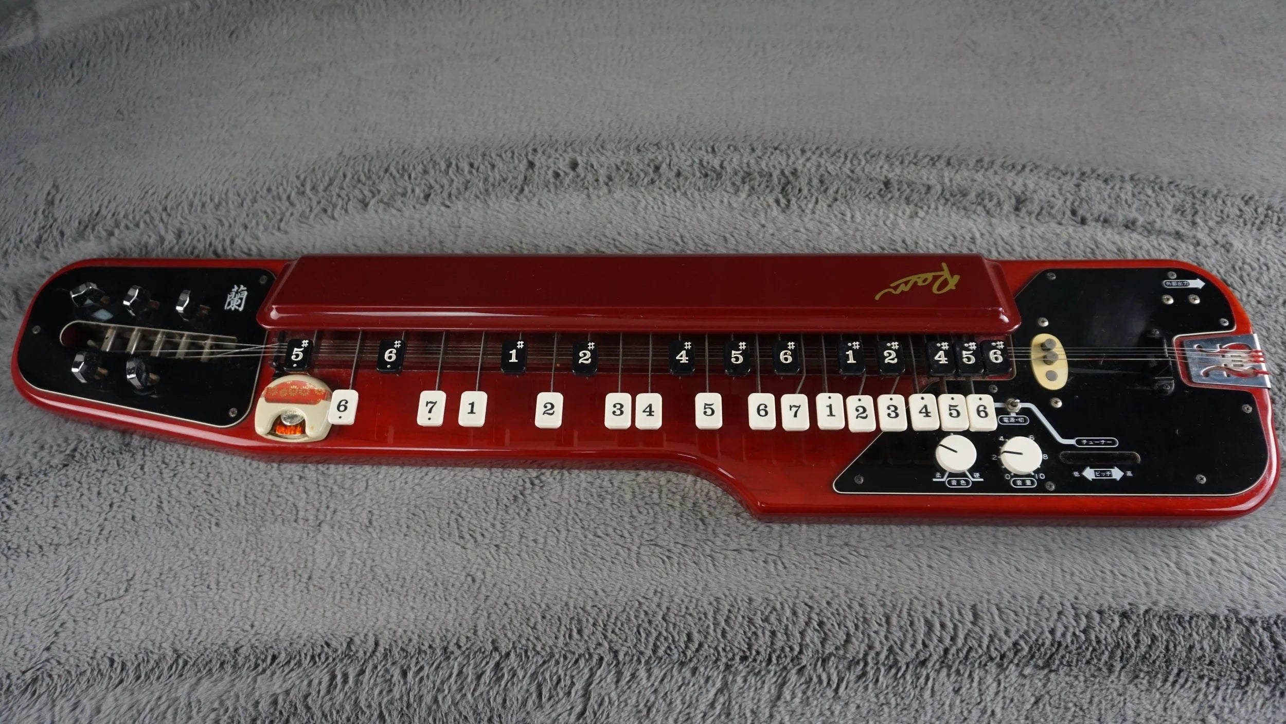 Vintage Suzuki Taishogoto Electric Keyed Zither – Made in Japan w/ Original Case