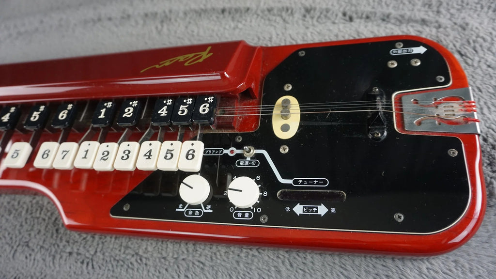 Vintage Suzuki Taishogoto Electric Keyed Zither – Made in Japan w/ Original Case