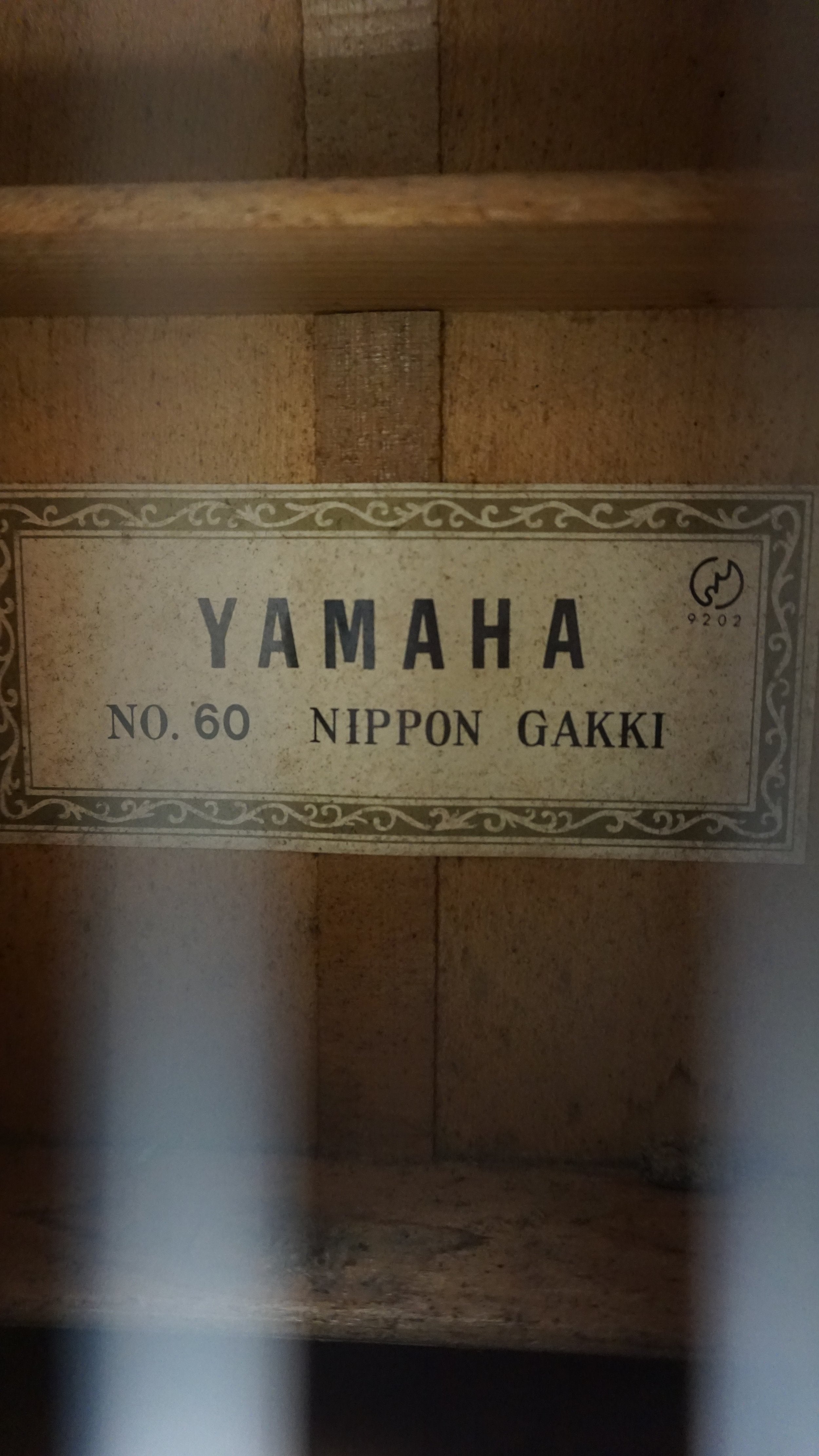 Yamaha No. 60 Classical Guitar – Made in Japan – Vintage Nippon Gakki