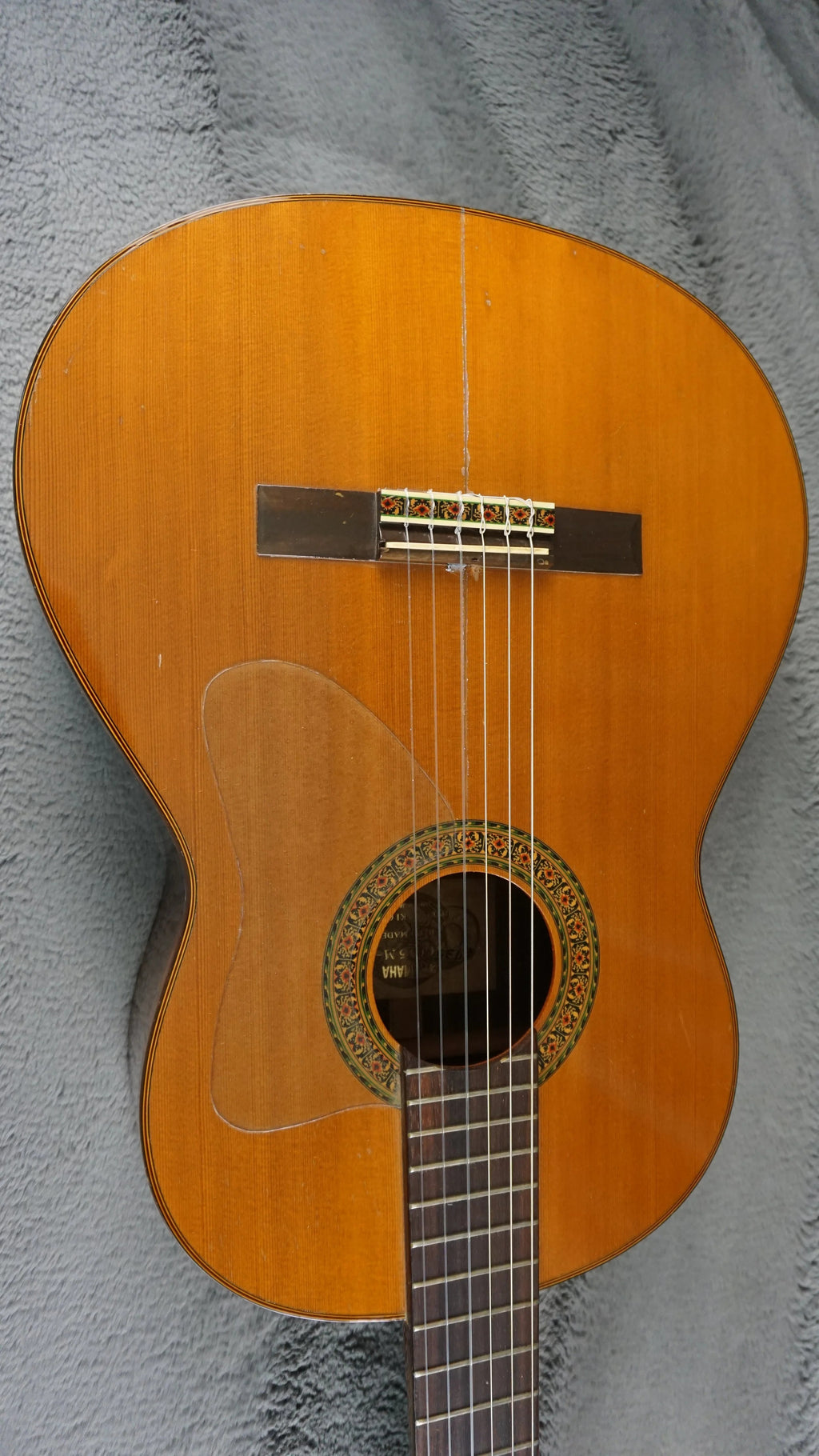 1974 Yamaha GC-5M Handmade Classical Guitar w/ OHSC – Center Seam Repair – Made in Japan