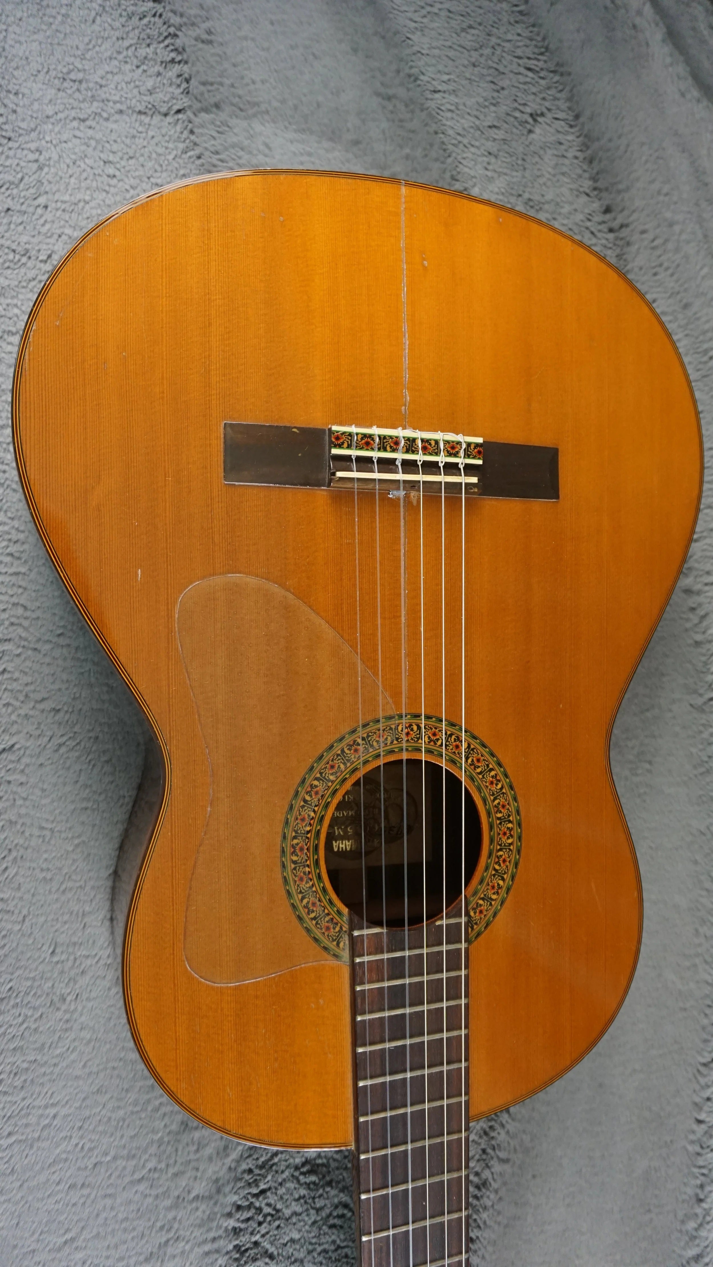 1974 Yamaha GC-5M Handmade Classical Guitar w/ OHSC – Center Seam Repair – Made in Japan