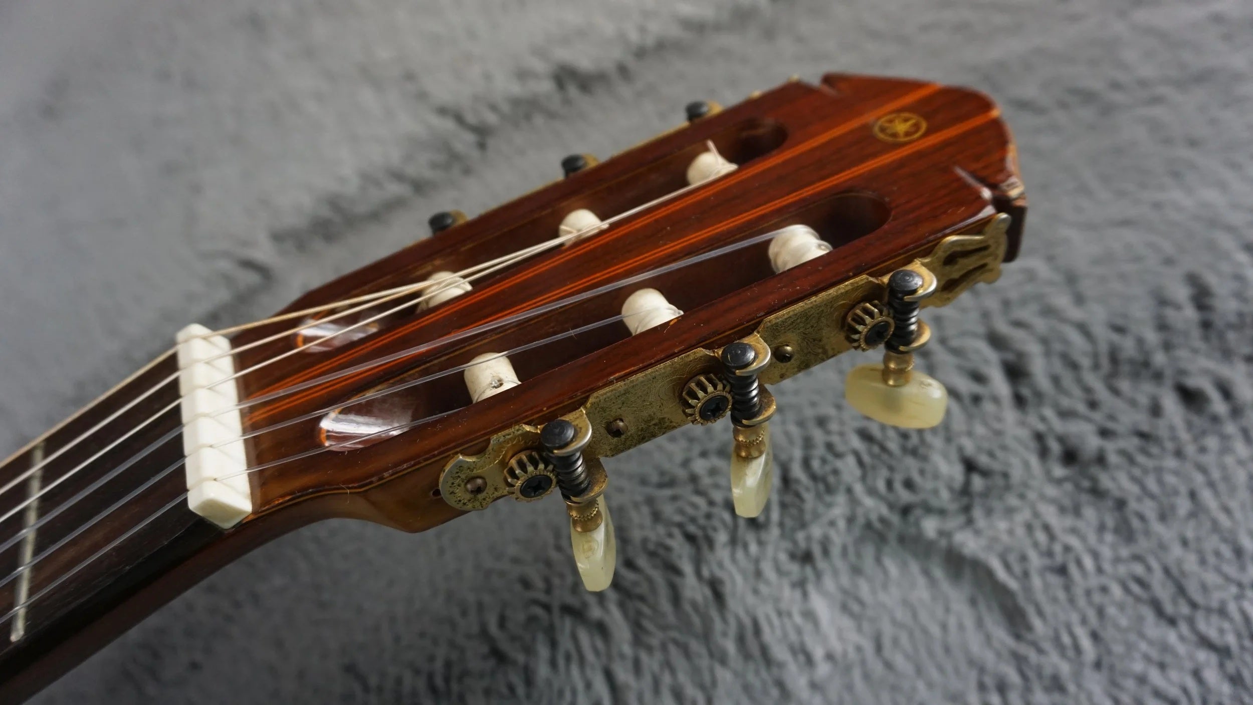 1974 Yamaha GC-5M Handmade Classical Guitar w/ OHSC – Center Seam Repair – Made in Japan