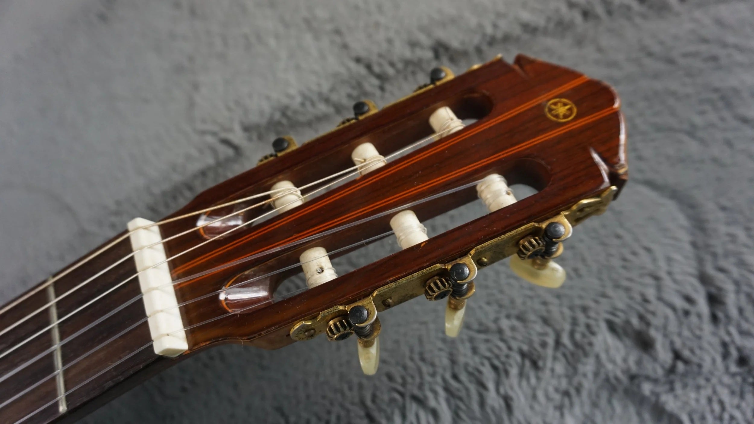 1974 Yamaha GC-5M Handmade Classical Guitar w/ OHSC – Center Seam Repair – Made in Japan