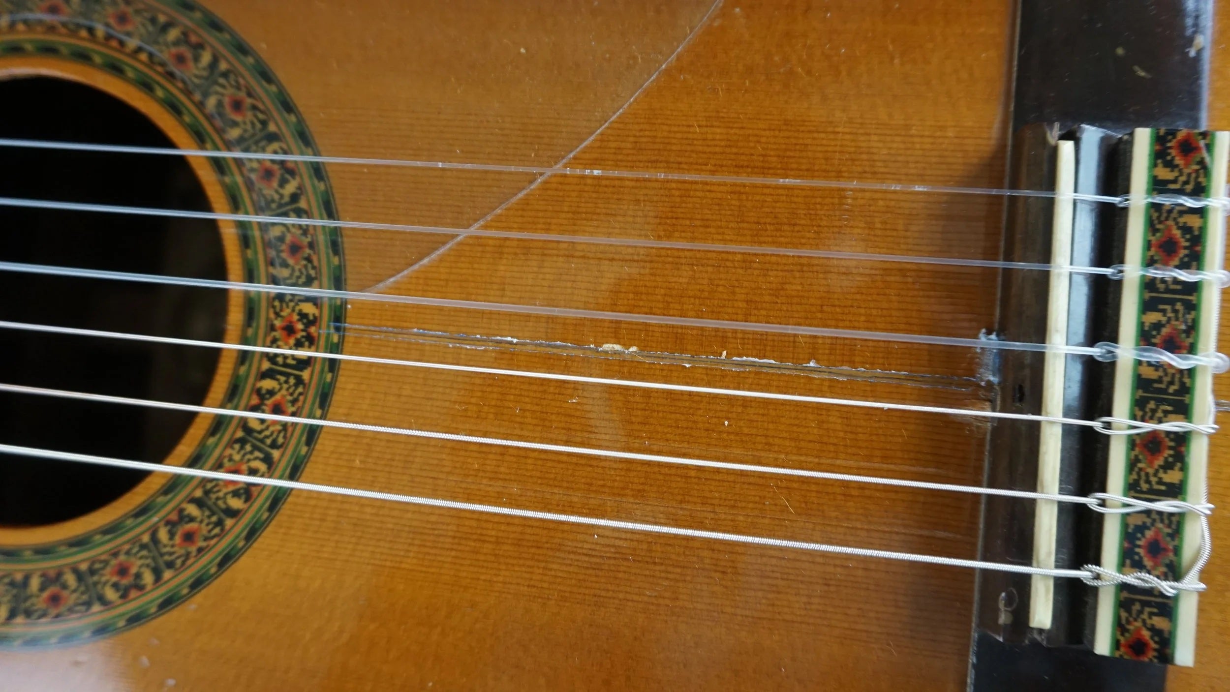 1974 Yamaha GC-5M Handmade Classical Guitar w/ OHSC – Center Seam Repair – Made in Japan