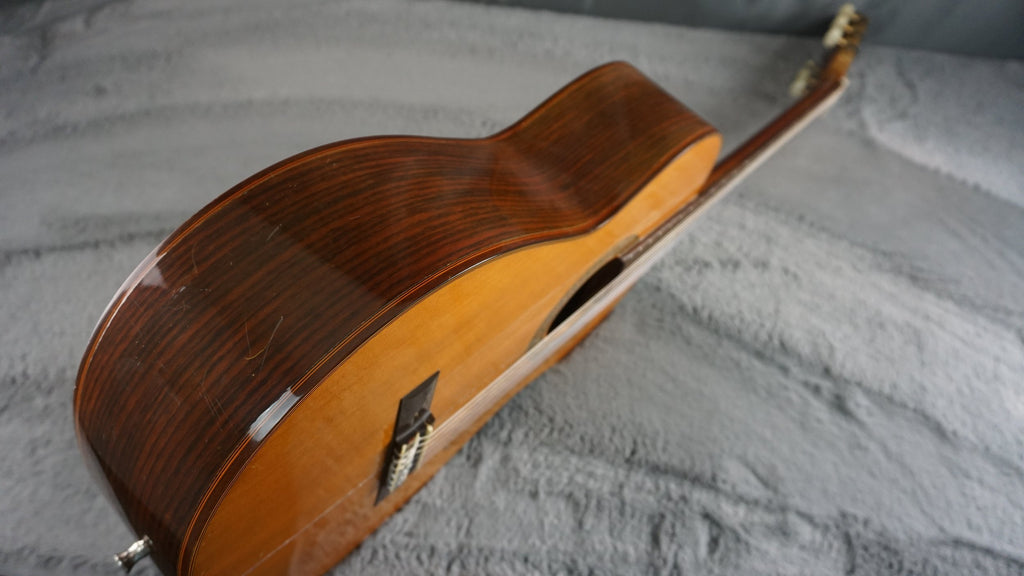 1974 Yamaha GC-5M Handmade Classical Guitar w/ OHSC – Center Seam Repair – Made in Japan