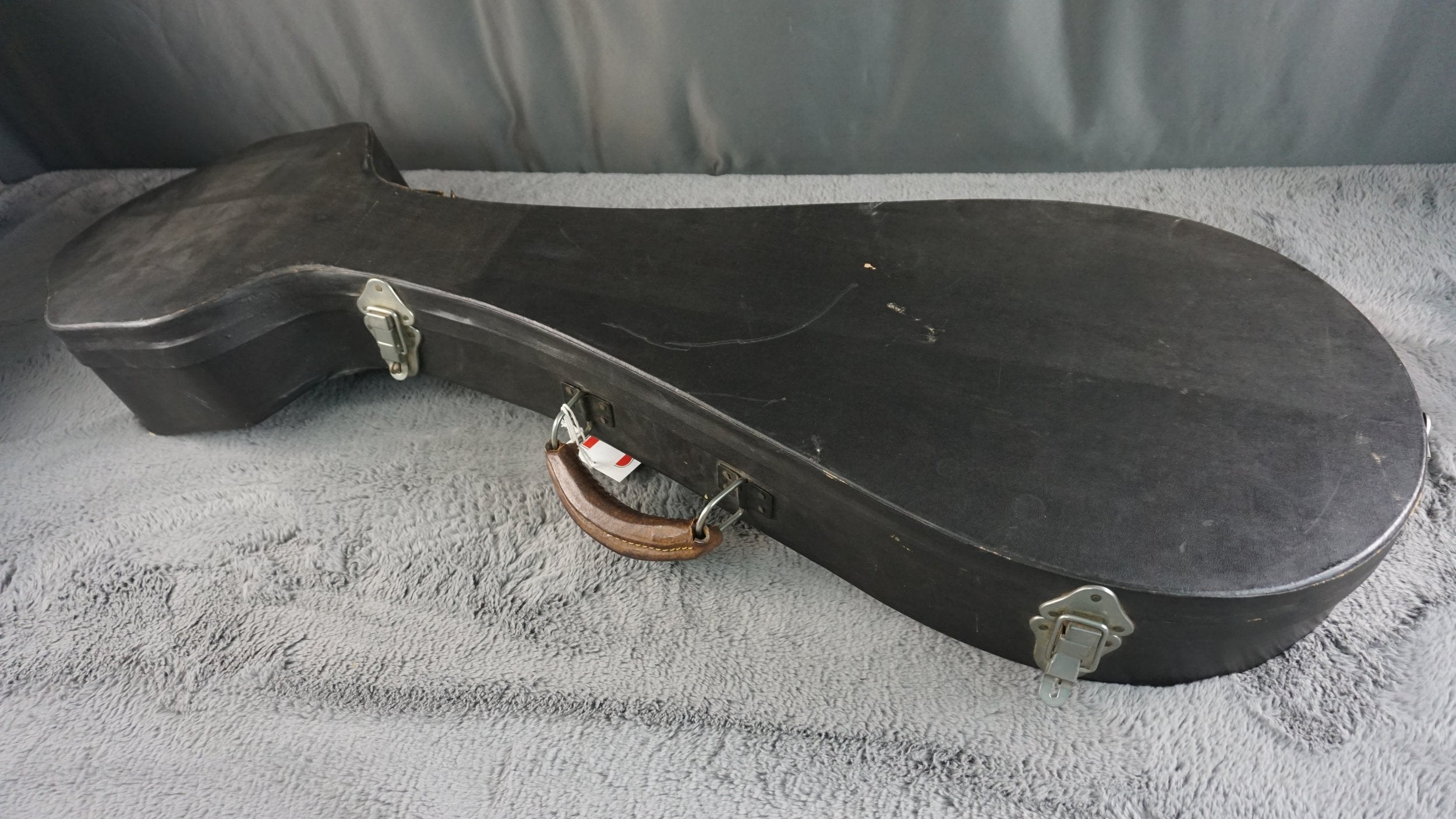 Handmade Chinese Pipa (4-String Lute) w/ Hard Case – Carved Frets, Solid Wood Body