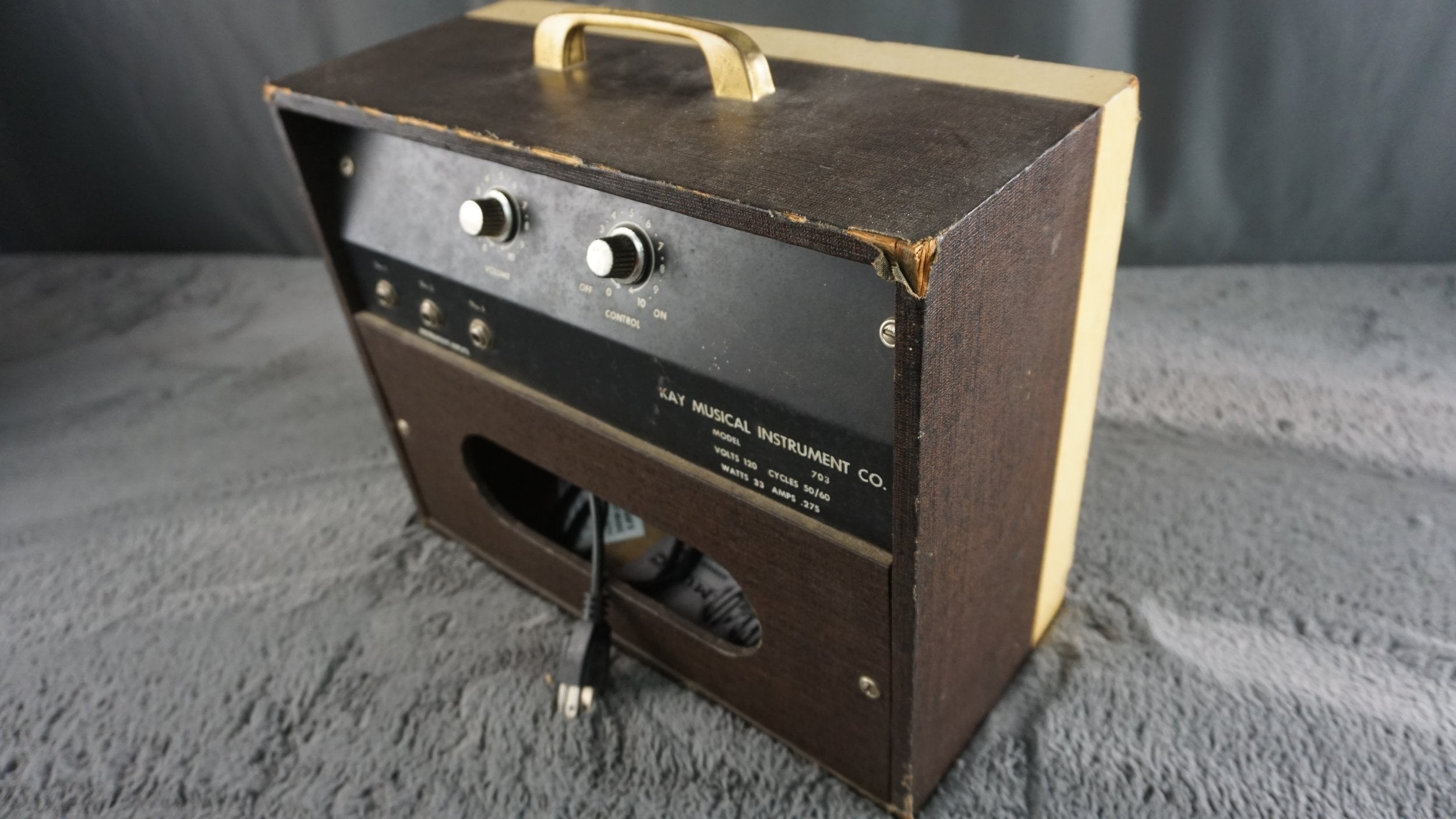 Vintage Kay Model 703 Tube Amplifier – 1950s – All Original – Fully Working