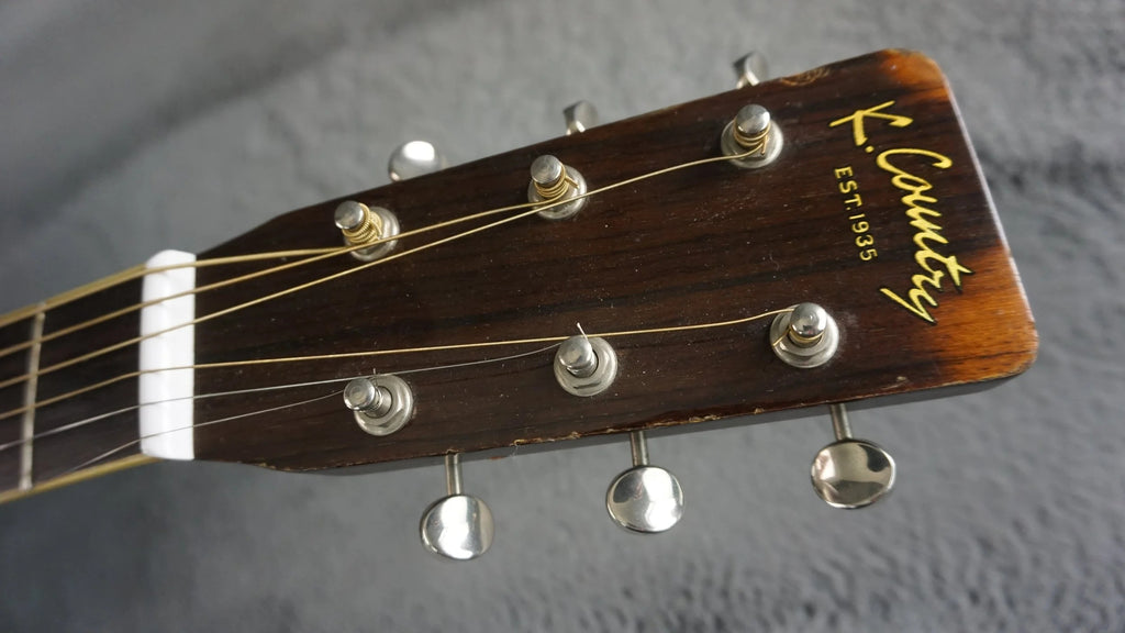 K. Country S-300 MIJ Dreadnought Acoustic Guitar Made in Japan Kasuga