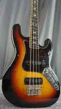 Vintage MIJ Offset 4-String Bass Sunburst – 30" Short Scale