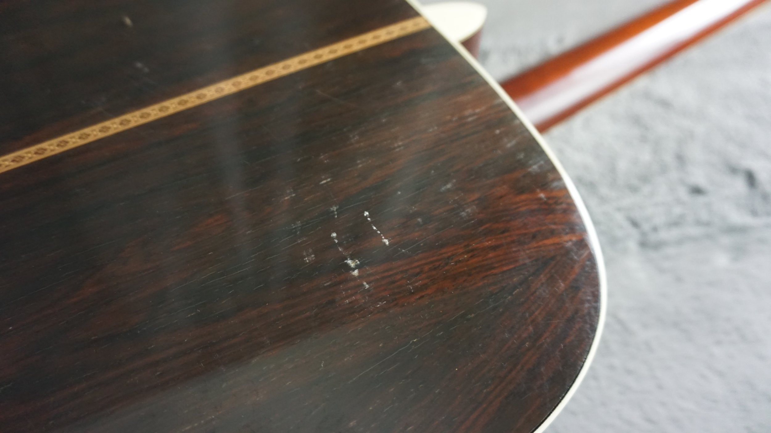 Morris TF-50SP Japan Acoustic Brazilian Rosewood w/ Hard Case
