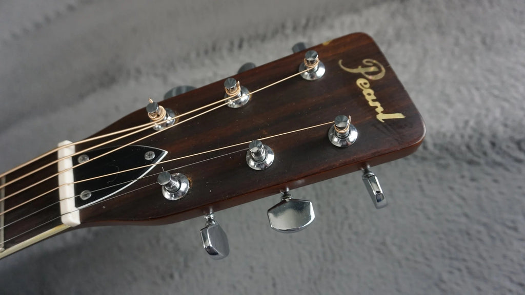 Pearl Folk Acoustic Guitar - Curly Maple - Japan Acoustic Guitar w/ Hard Case