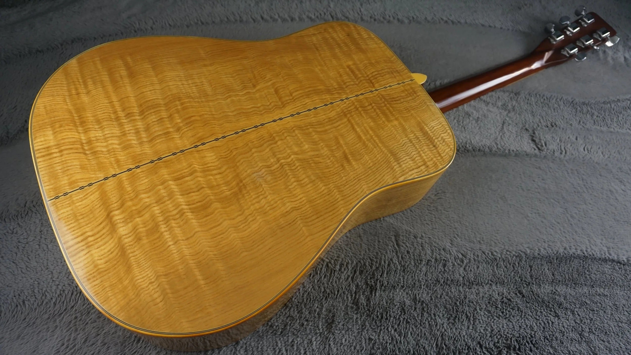 Pearl Folk Acoustic Guitar - Curly Maple - Japan Acoustic Guitar w/ Hard Case