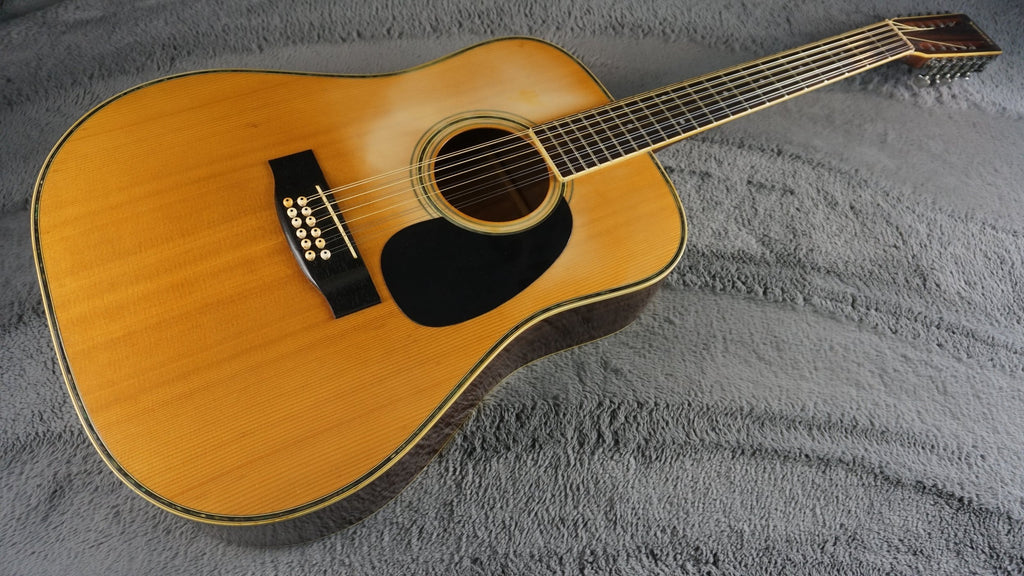 Yamaki YW-30 12-String Acoustic Slotted Headstock Japan