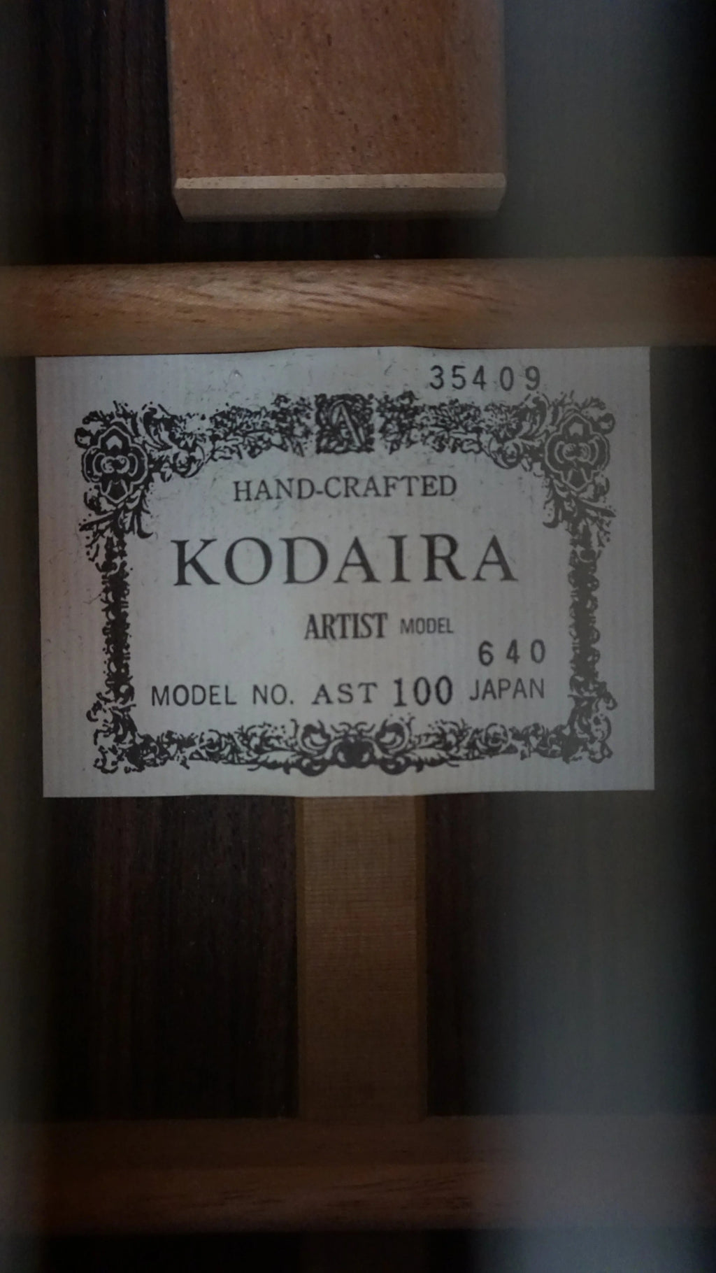 Kodaira AST100 Handmade Classical Guitar Japan w/ Case