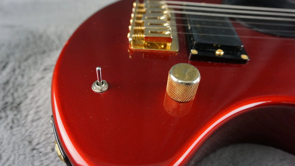 Fernandes ZO-3 Electric Guitar w/ Built-In Speaker, Gig Bag – Red – Made in Japan