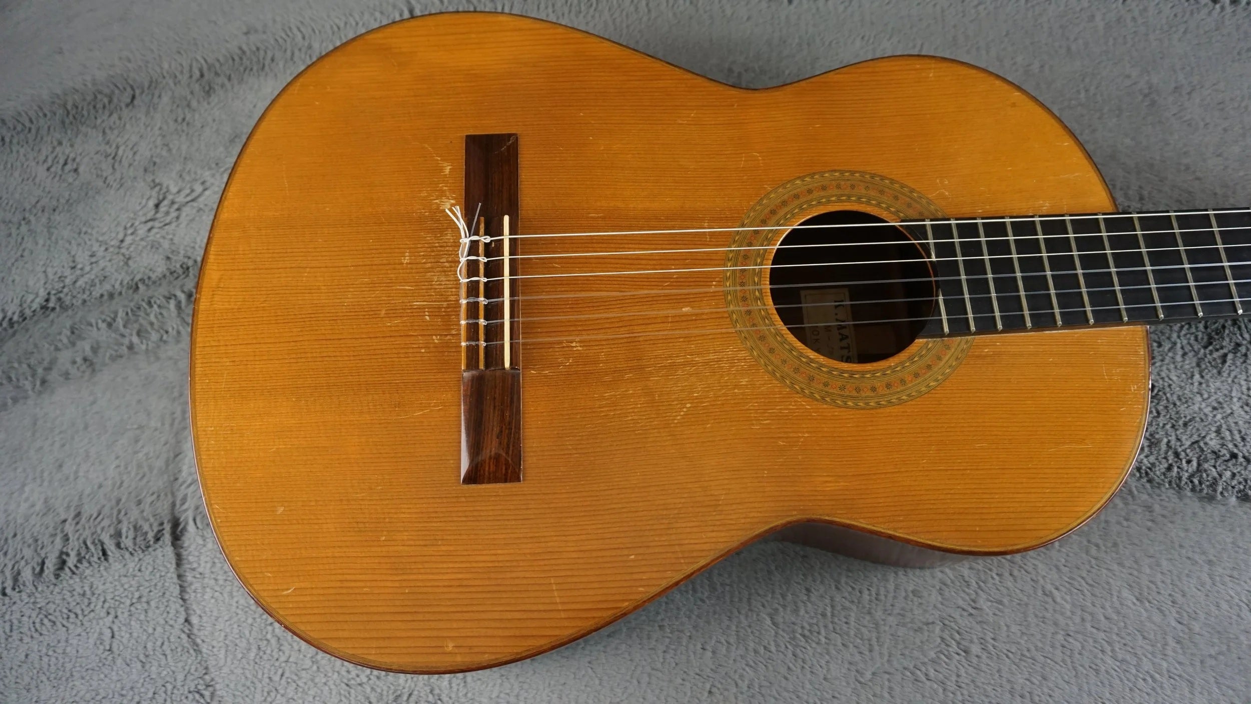 K. Matsui M-50 Indian Rosewood/Spruce Japan Classical Guitar
