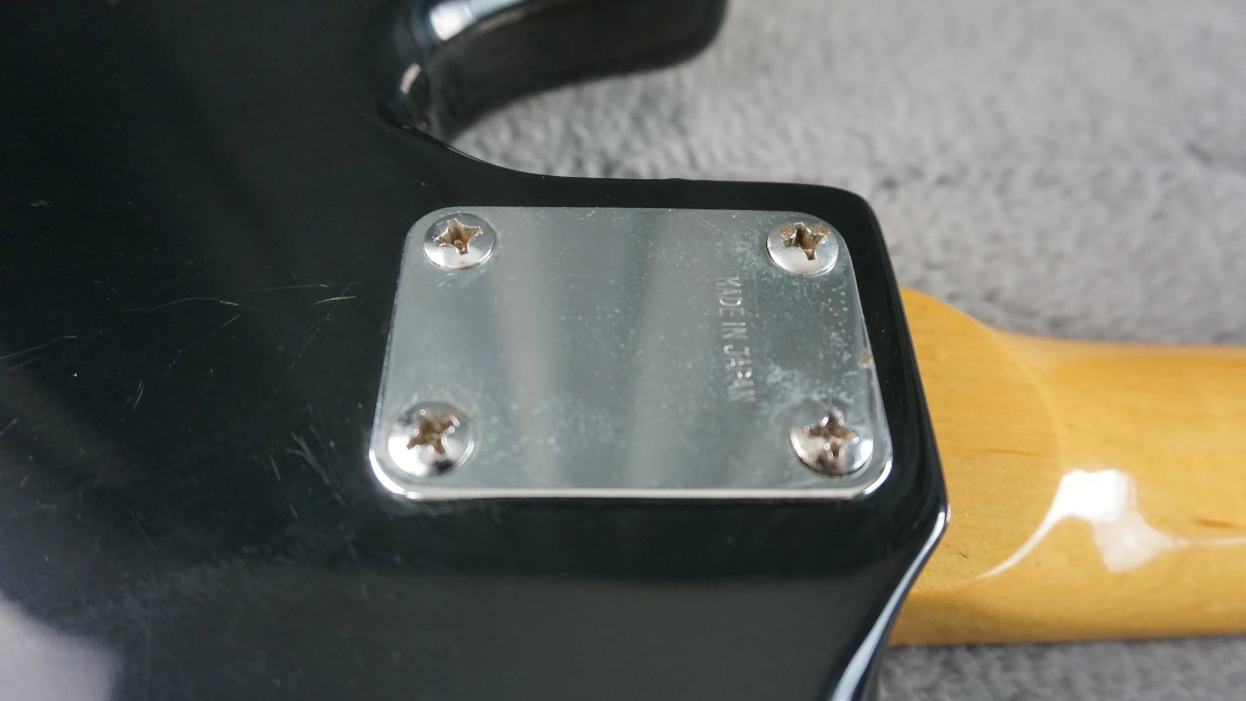 Fresher Personal Bass MIJ Precision-Style Bass Black w/ Maple Neck