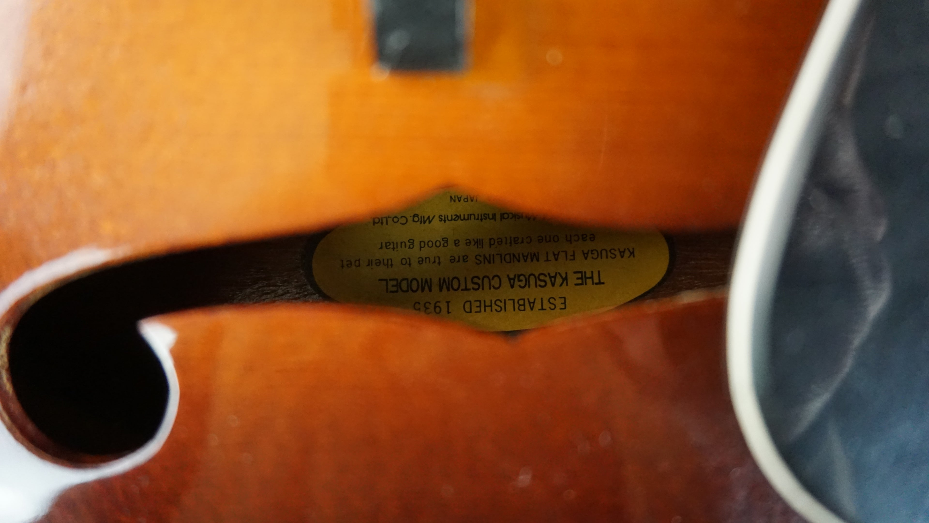 Kasuga F-2 Mandolin - MIJ Tobacco Burst Japan