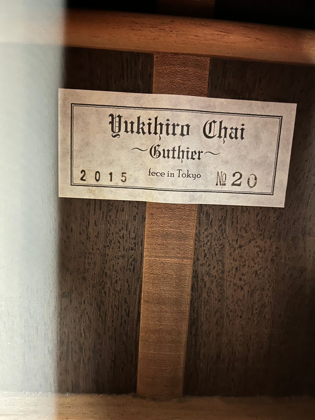 Yukihiro Chai Model No. 20 all solid woods Rare MIJ (Yukinobu) 2015