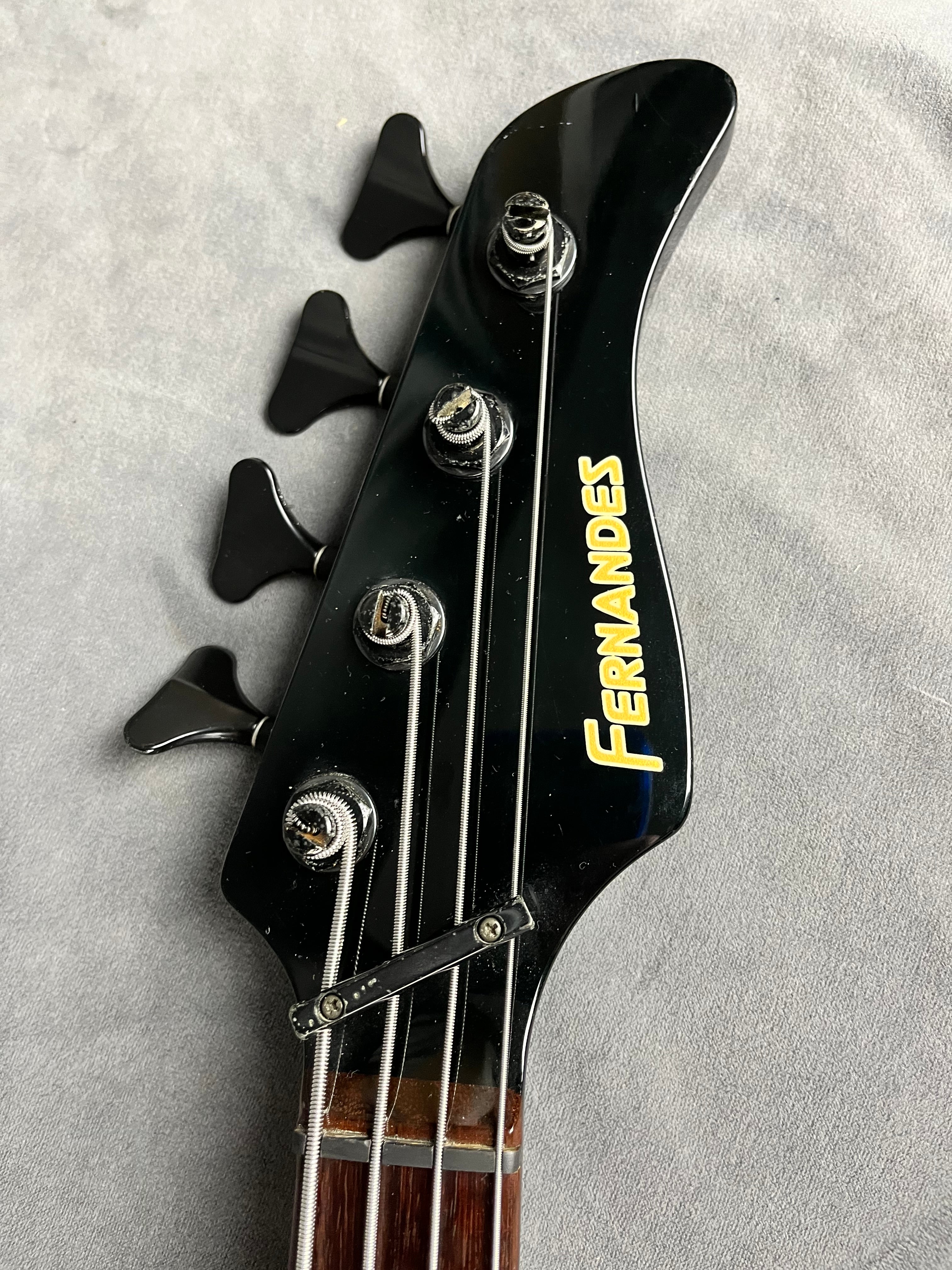 Fernandes PJ Bass  FRB-55 1990’s Black 32” scale