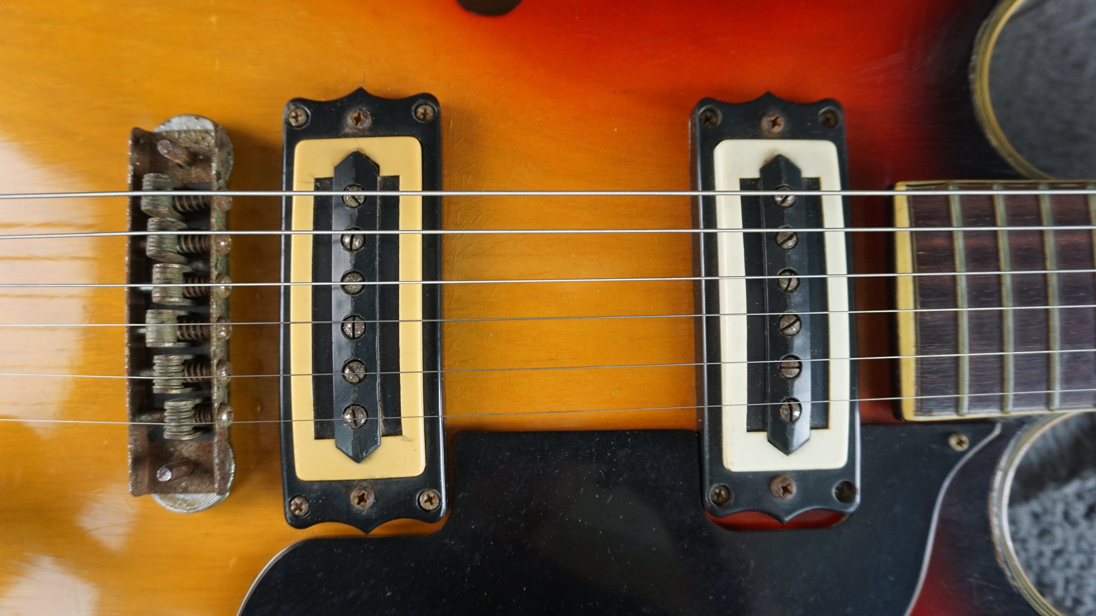 Firstman Semi Hollow Body 1960s rare  - Sunburst Japan