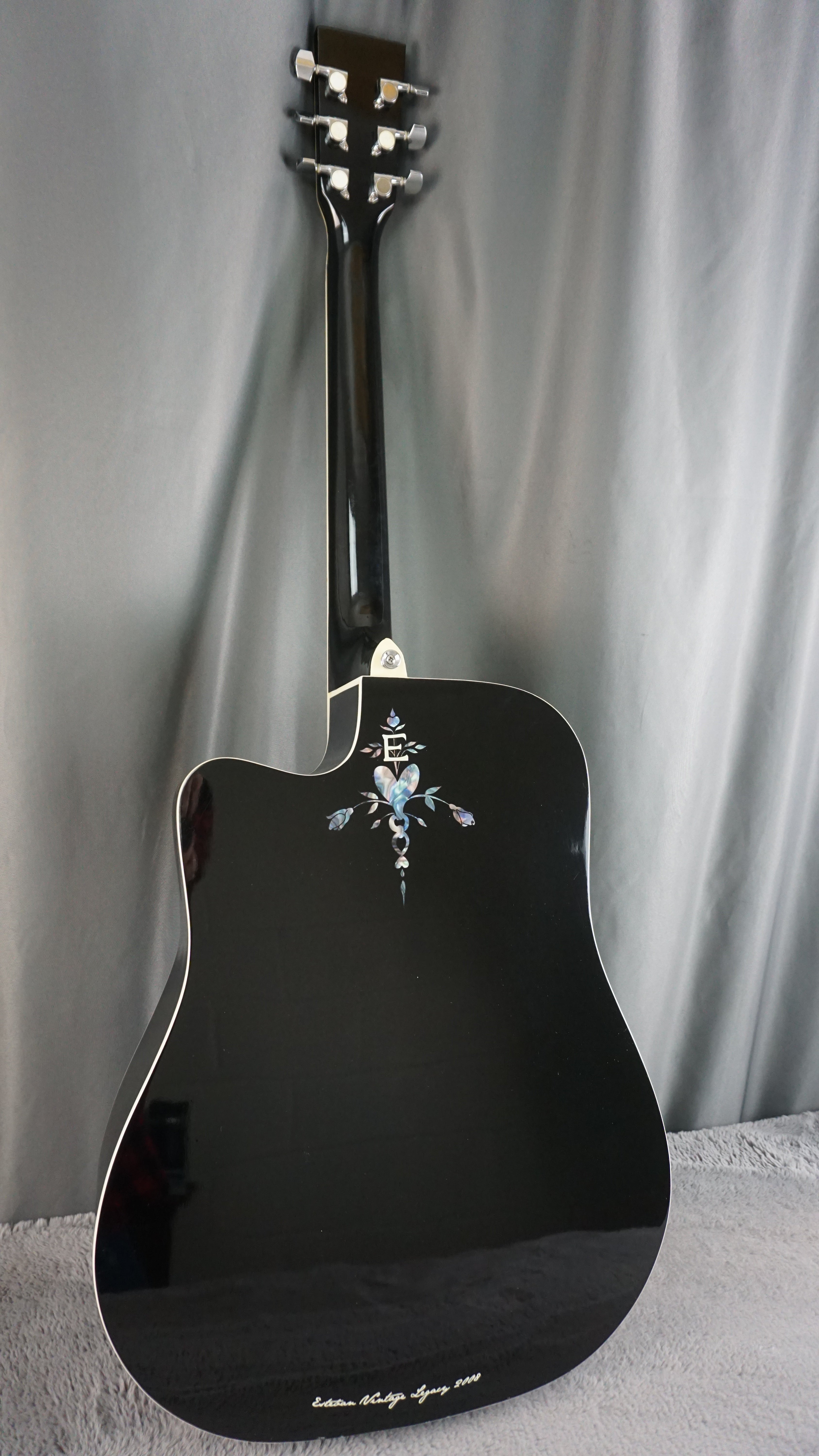 Esteban Vl-100 - Black Acoustic Guitar