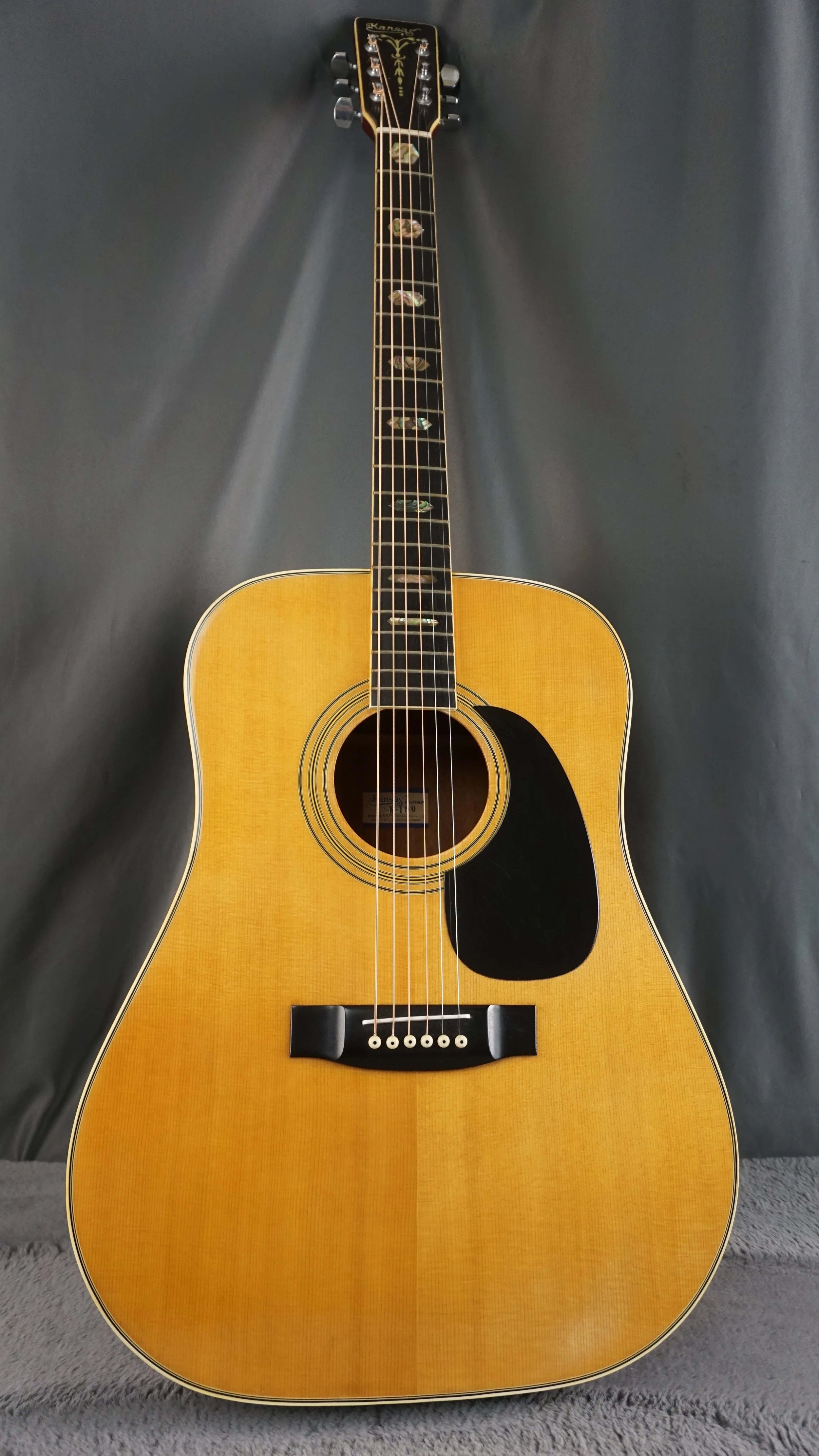Kansas W-180 Matsumoku Martin Type Acoustic Japan w/ Hard Case