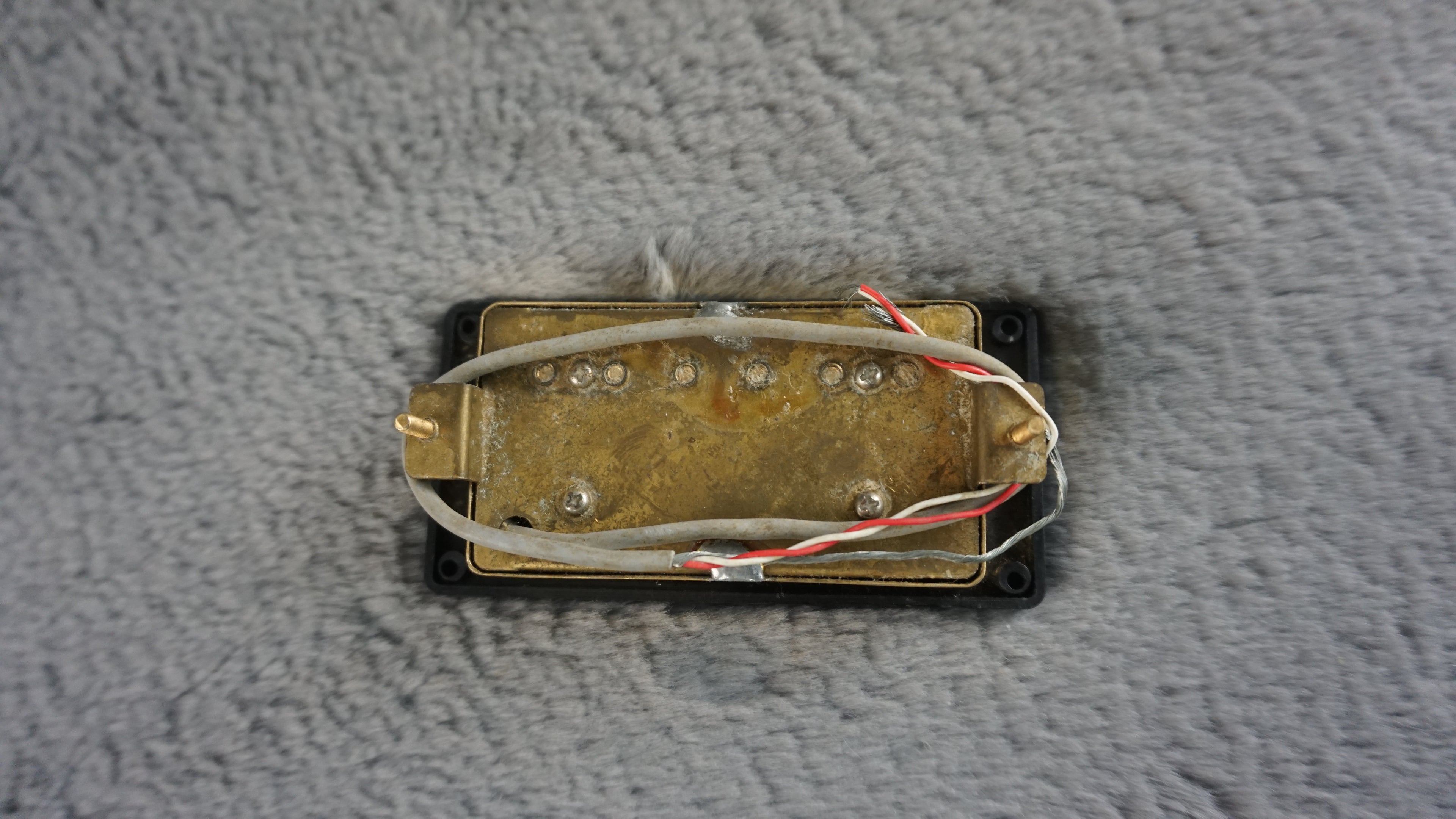 Tokai Humbucker Gold Cover w/ Black Pickup Ring - 2 Wire