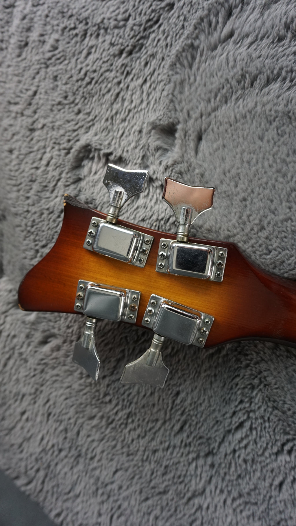 Greco Violin Bass Vintage - Sunburst Semi-Hollow Lefty