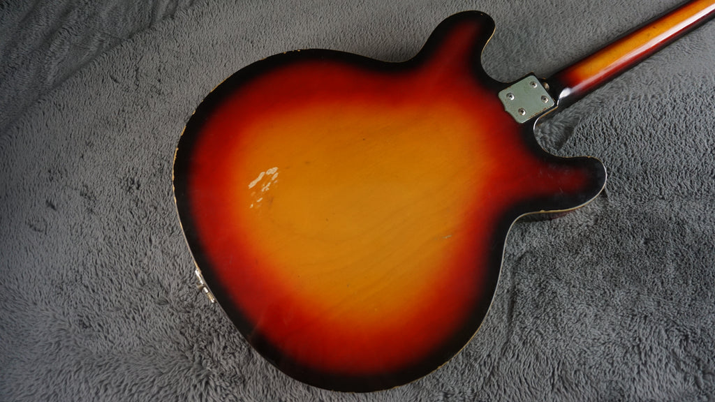 Firstman Semi Hollow Body 1960s rare  - Sunburst Japan