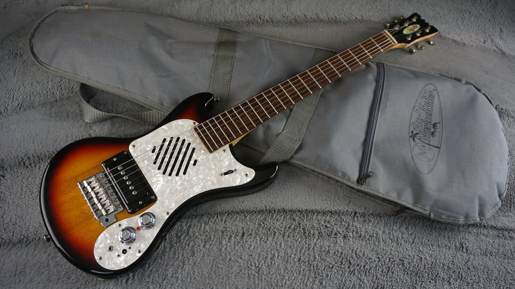MarineRider Mosrite Ventures Model with Built In Amp 1990’s - Sunburst